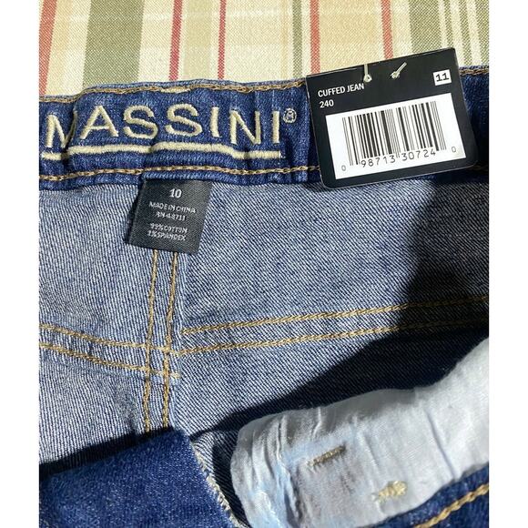 Massini Blue Jeans Women's Size 10 Skinny Mid-Rise Skinny Leg Distressed NWT - Picture 10 of 11